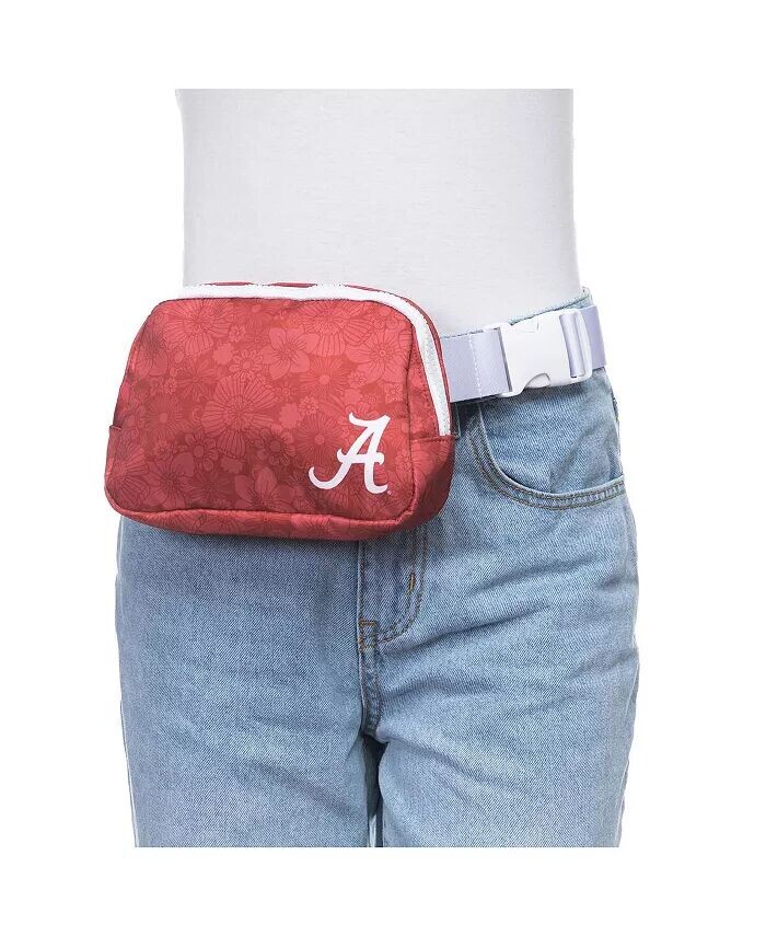 

Женская поясная сумка Alabama Crimson Tide с цветочным принтом Zoozatz