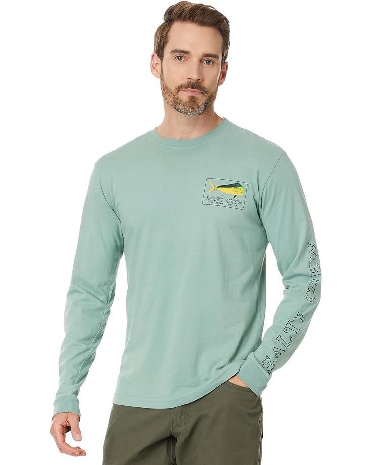 

Футболка Salty Crew Golden Mahi Premium Long Sleeve Tee, цвет Mackerel