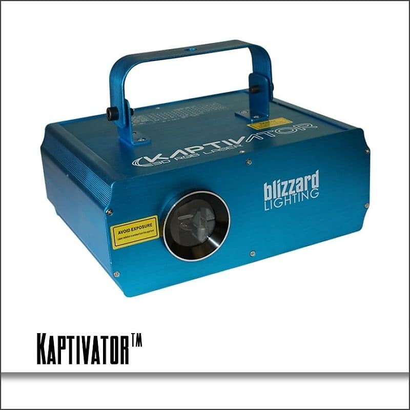 

Освещение Blizzard Kaptivator Sound Active 3D RGB Laser Fixture