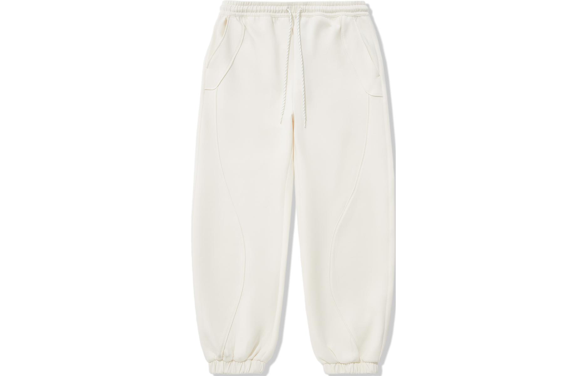 

LiNing Вязаные спортивные штаны женские экрю