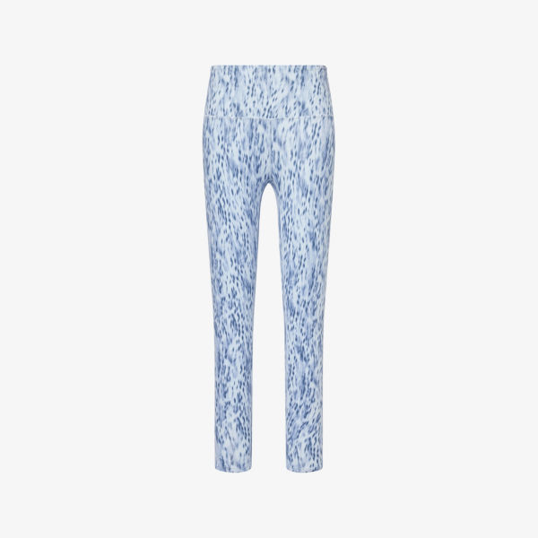 

Леггинсы Move с высокой талией Varley, цвет chambray leopard