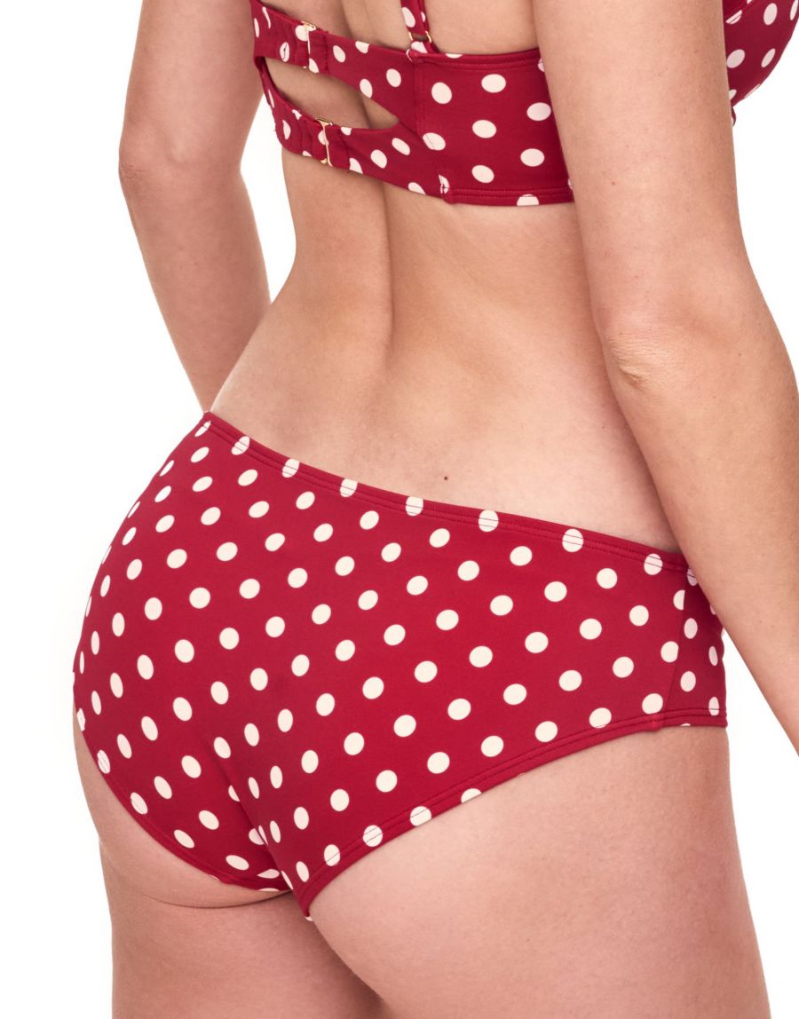 

Женские плавки-бикини Vivien Swimwear Hipster Adore Me, Dot red