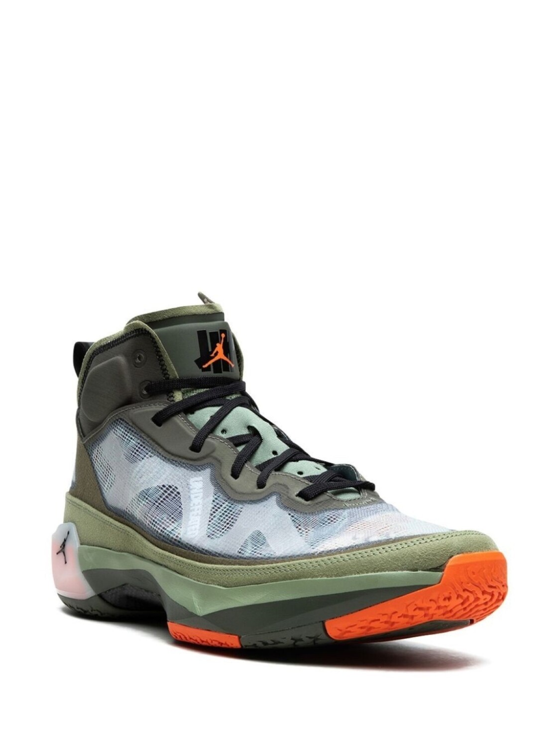 Jordan кроссовки Air Jordan 37 из коллаборации с Undefeated, зеленый — фото 2