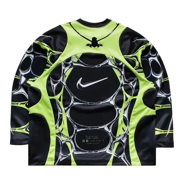 Футболка с длинными рукавами Nike Project FROG, цвет 'Black/Volt Ice' — фото 2