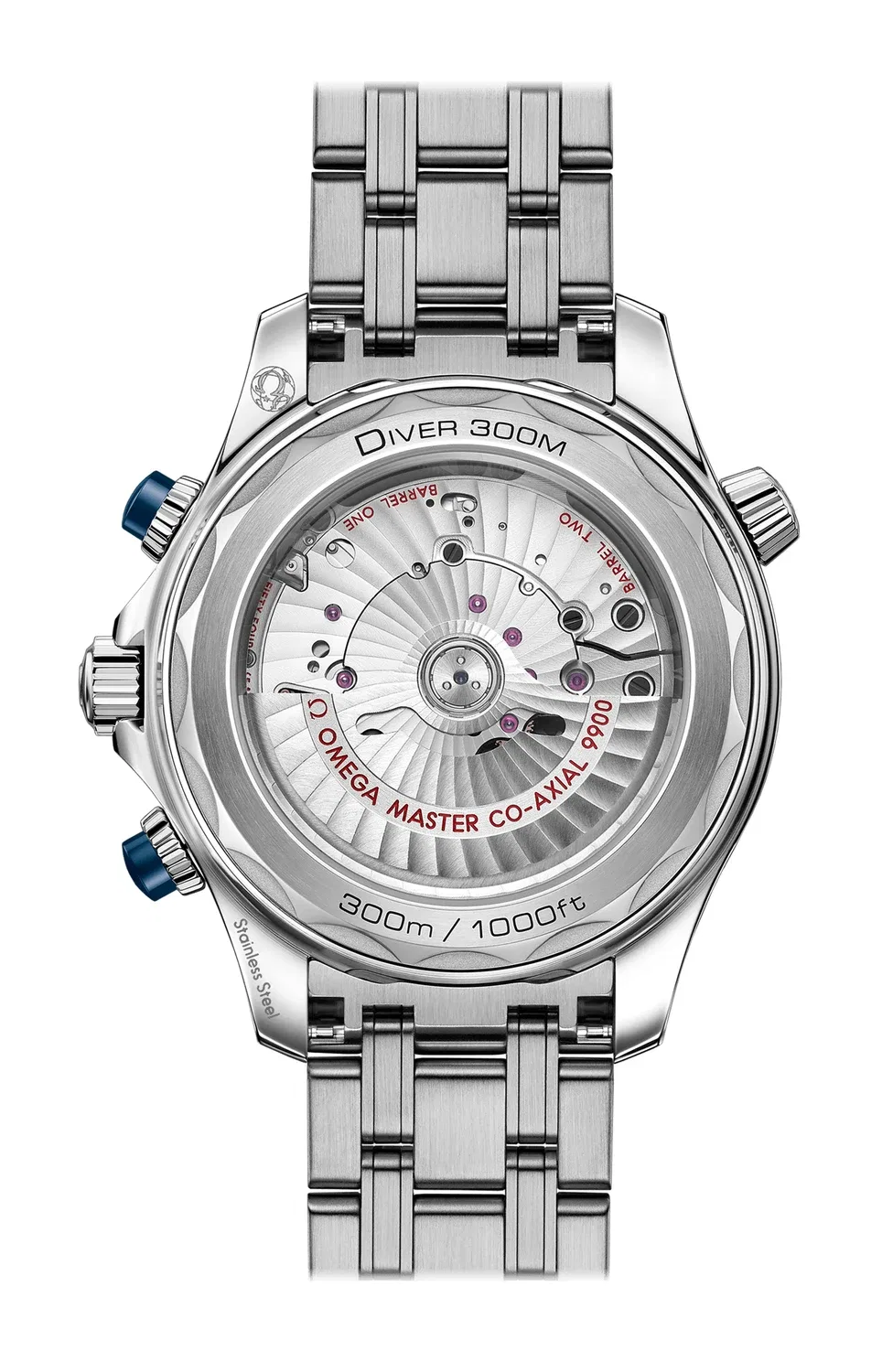 SEAMASTER DIVER 300M OMEGA CO-AXIAL MASTER CHRONOMETER ХРОНОГРАФ 44 ММ - 210.30.44.51.03.001, серебряный — фото 2