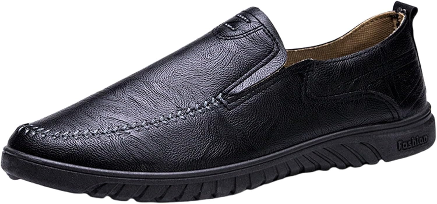 

Мужские повседневные лоферы на шнуровке, с мягкой подошвой, удобные для ходьбы, офиса и вождения, дышащие модные кроссовки Generic, черный