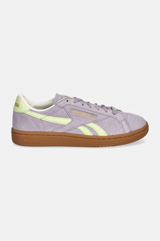 Замшевые кроссовки Club C Grounds, Великобритания Reebok Classic, фиолетовый — фото 2