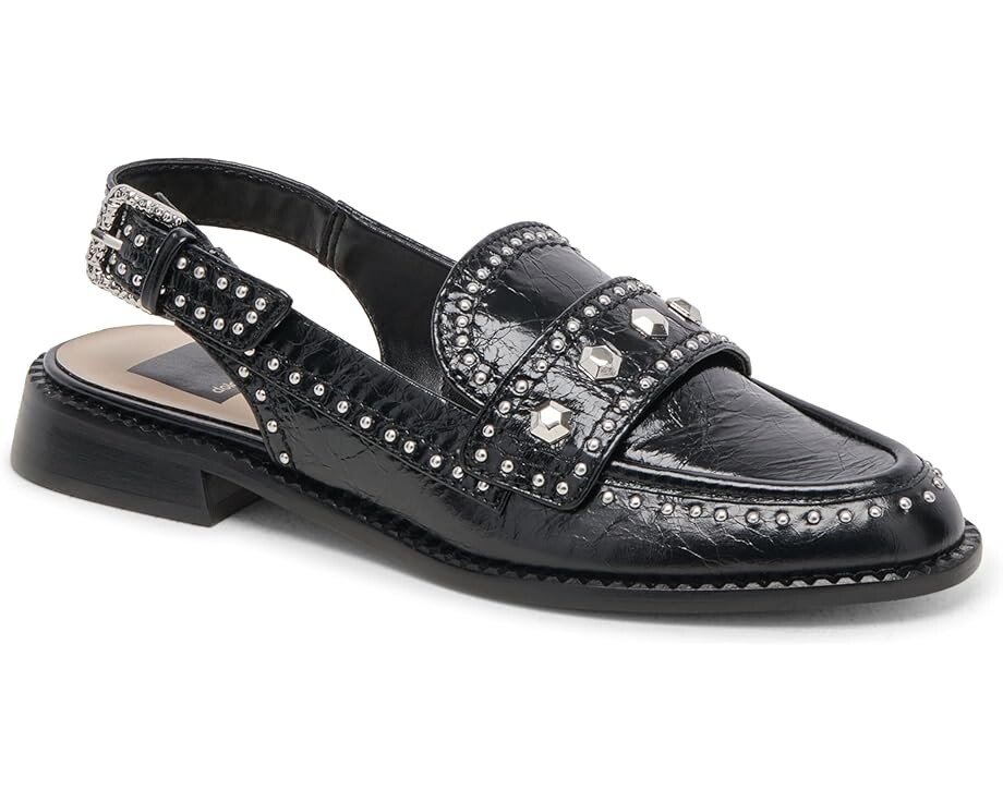 

Сандалии Dolce Vita Hardi Stud, цвет Midnight Crinkle Patent