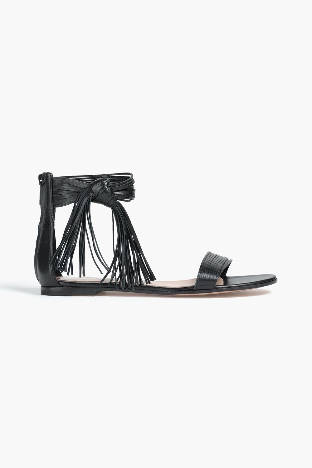 

Босоножки Noelle с бахромой GIANVITO ROSSI, черный