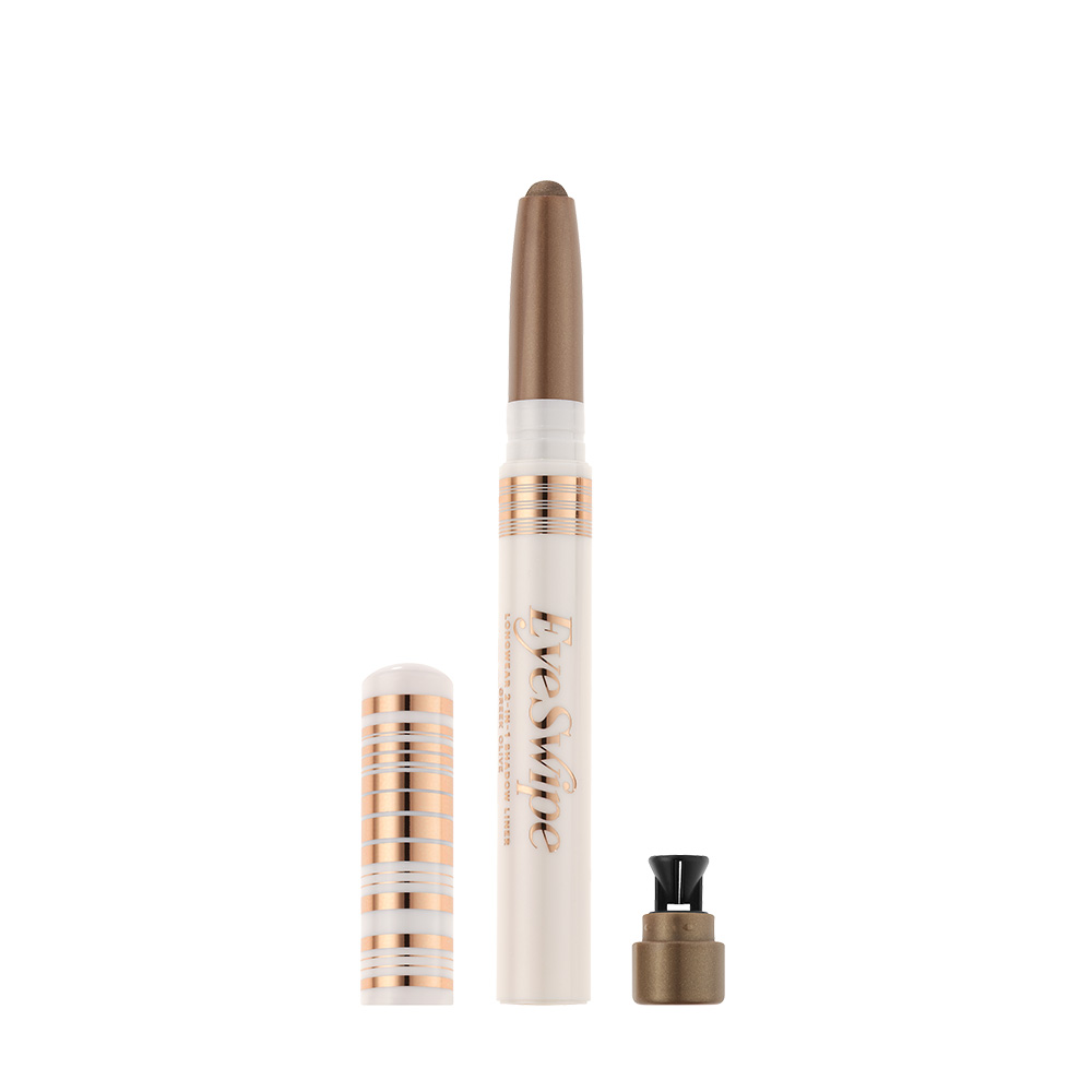 

Стойкие тени для век и подводка для глаз в одном средстве eye swipe longwear 2-in-1 shadow liner Zoeva, цвет greek olive, вес 1.4 гр.