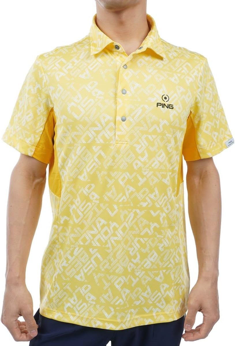 

Мужская поло-рубашка с коротким рукавом Pin Apparel 621-4160203 (с цифровым логотипом Bias) / для гольфа Ping, желтый