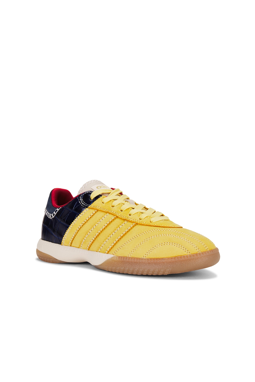 Замшевые кроссовки Samba Mn adidas by Wales Bonner, цвет St Fade Gold & Collegiate Navy — фото 2
