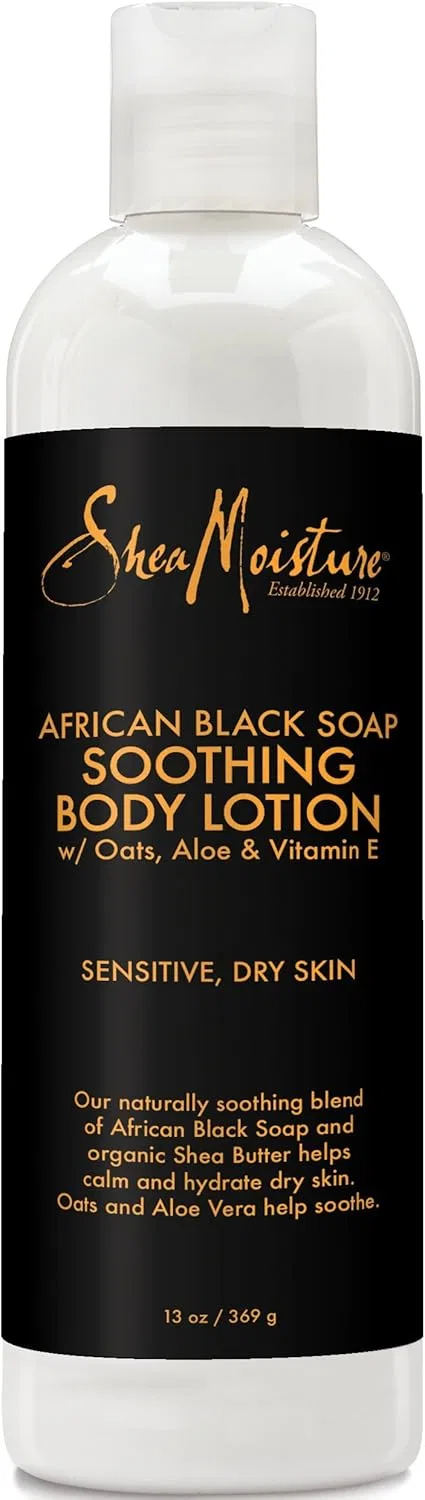 Лосьон для тела African Black Soap Shea Moisture увлажняющий 13 fl. oz