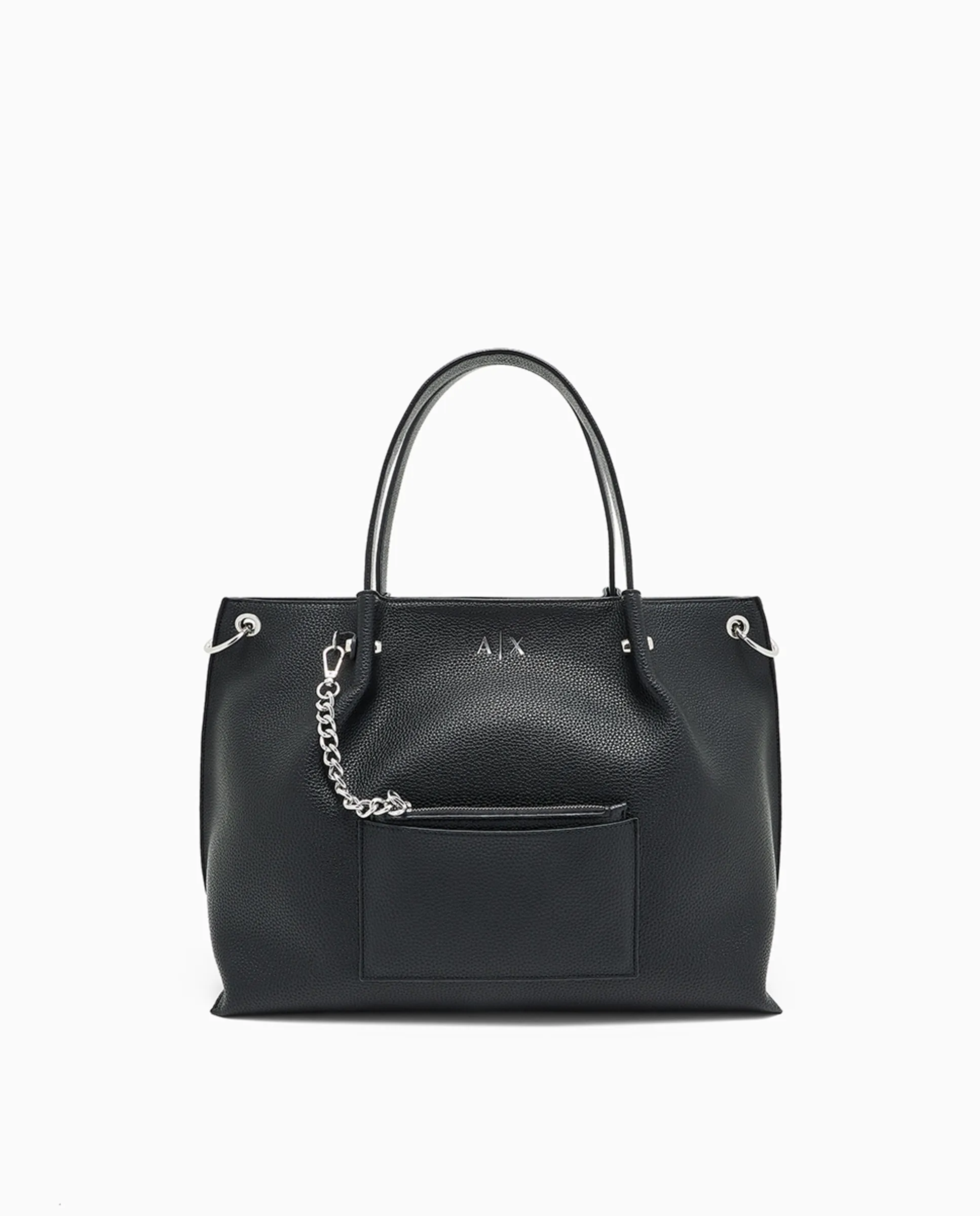 

Сумка-шоппер "Mila" с длинной ручкой и карманом для карт Armani Exchange, черный