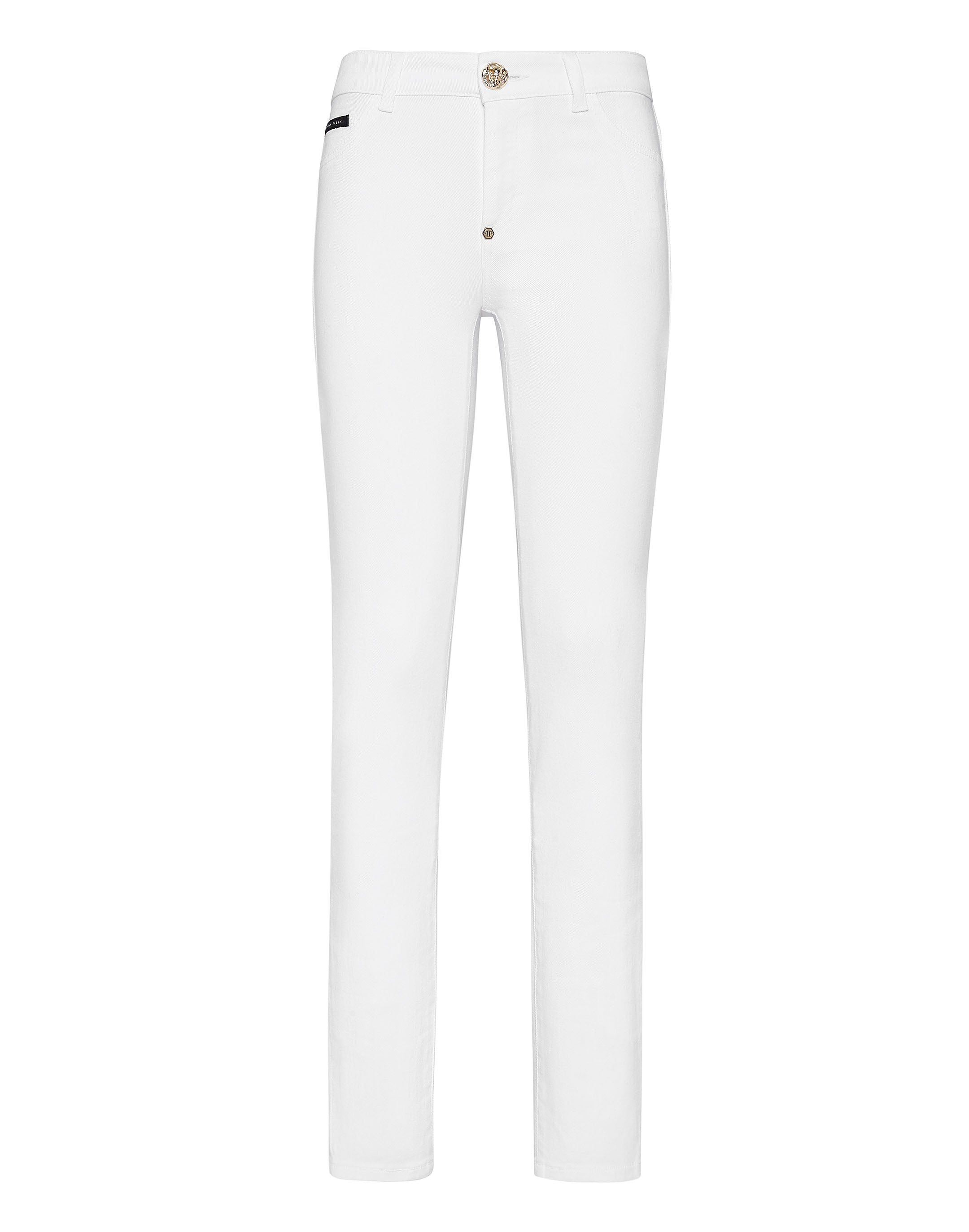 

Джинсовые джеггинсы PHILIPP PLEIN, цвет white mountain