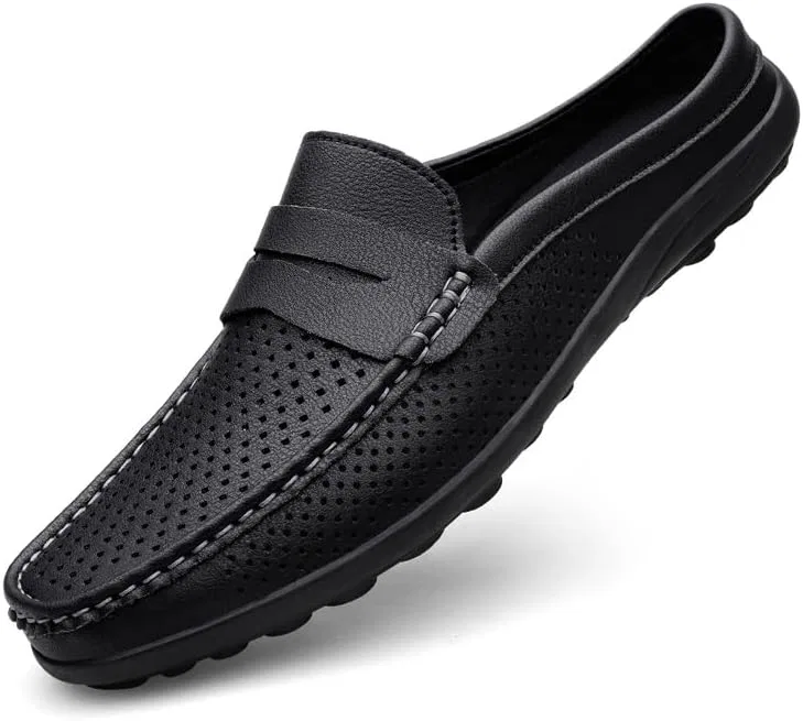 Лоферы мужские из кожзаменителя, Black PUGHGAETZF