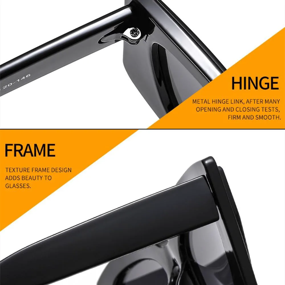 

Солнцезащитные очки в прозрачной оправе «кошачий глаз» с прозрачными линзами, женские, с защитой от УФ-излучения UV400, мужские и женские, класса люкс TVTBBVV, 5