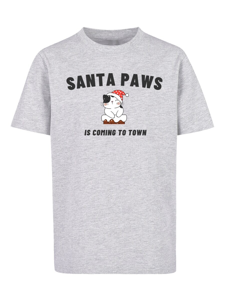 

Футболка F4Nt4Stic SANTA PAWS CHRISTMAS CAT, серый