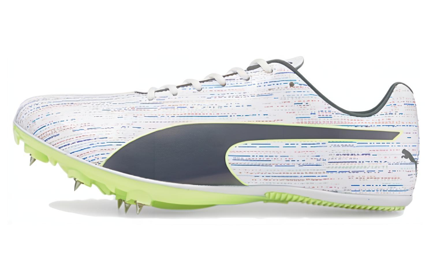 

PUMA EvoSPEED Sprint 13 Cushioning, износостойкие низкие кроссовки для бега мужские желтые белые