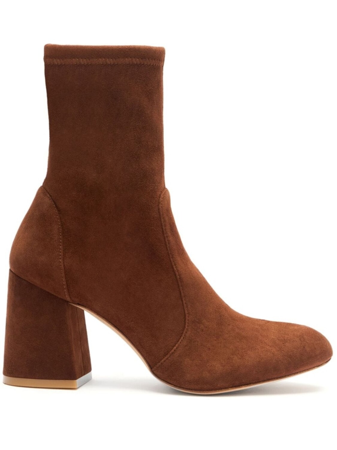 Замшевые сапоги Stuart Weitzman длиной до щиколотки, коричневый