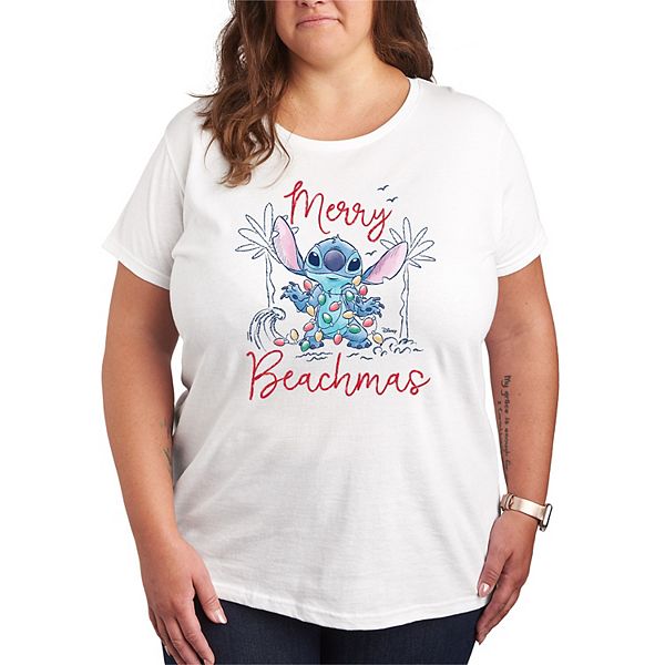 

Футболка Lilo and Stitch Plus Size Merry Beachmas Disney