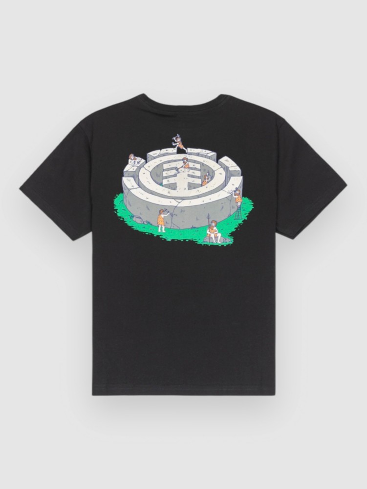 Футболка Element Stone Age Kids T-Shirt, flint black — фото 2