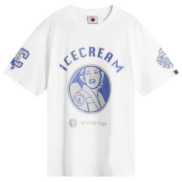 

Футболка с многоцветным рисунком Icecream, белый