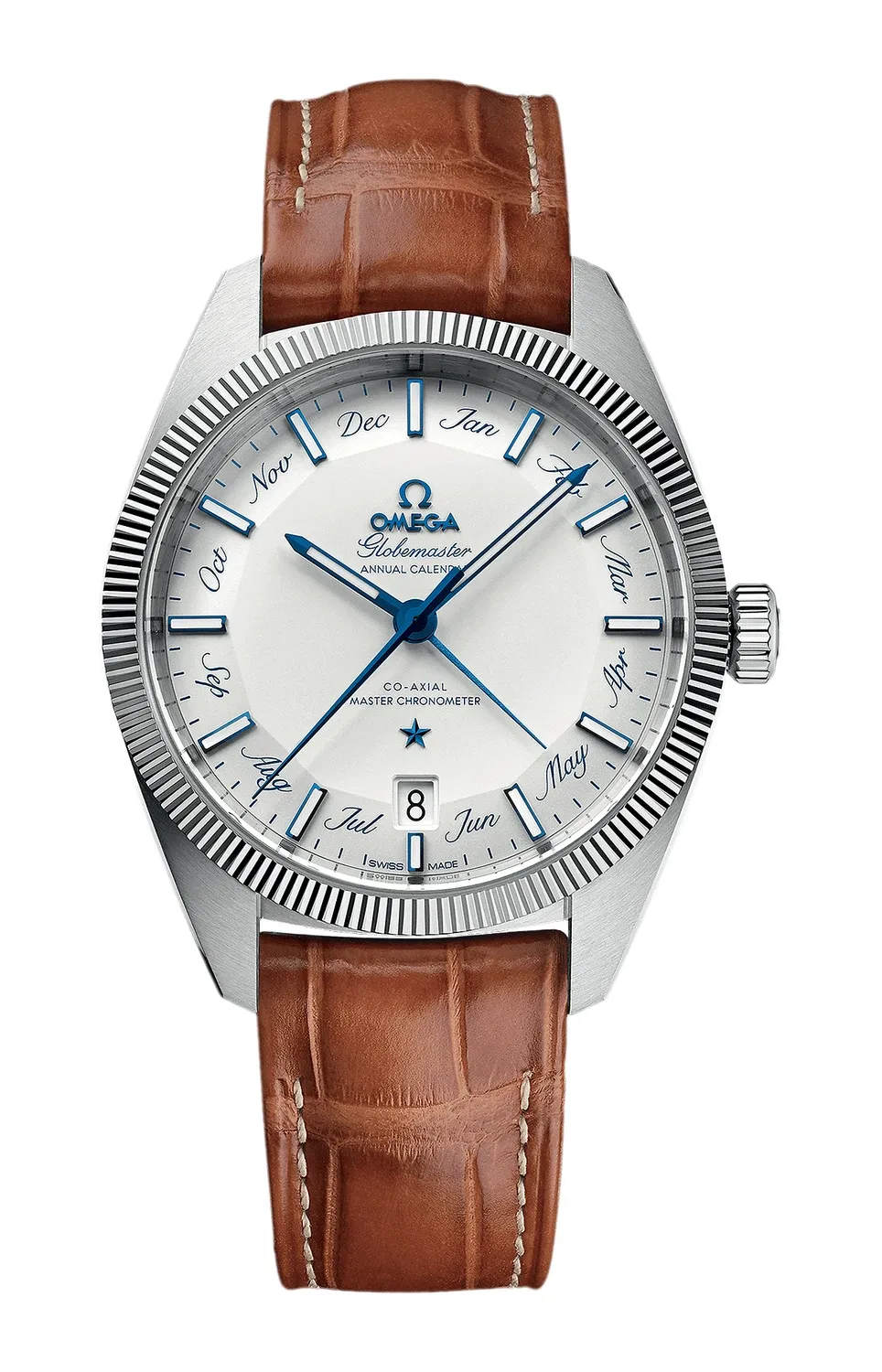 GLOBEMASTER ЕЖЕГОДНЫЙ КАЛЕНДАРЬ - 130.33.41.22.02.001 OMEGA, серебряный