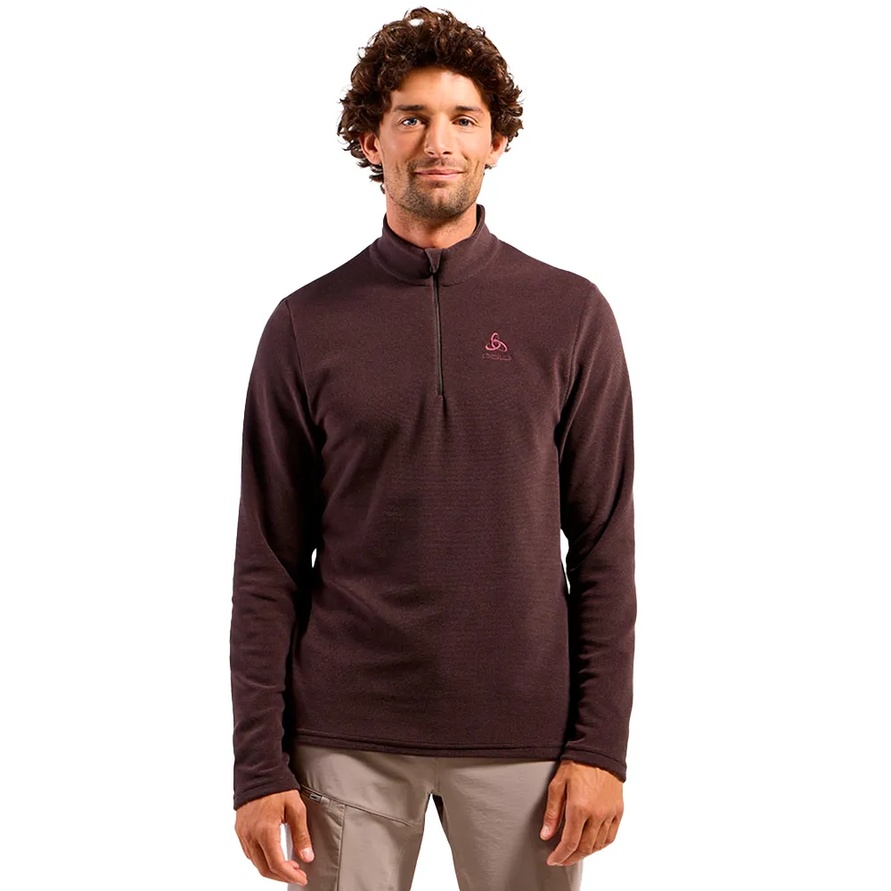 

Флис Odlo Roy ML half zip, коричневый