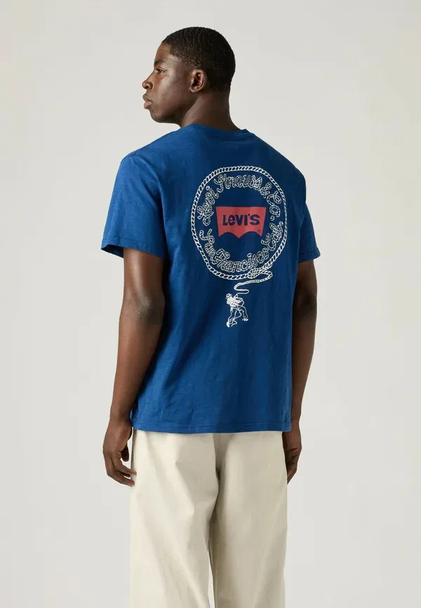 Футболка Levi'S, модель levis records crus - blues, цвет черный — фото 3
