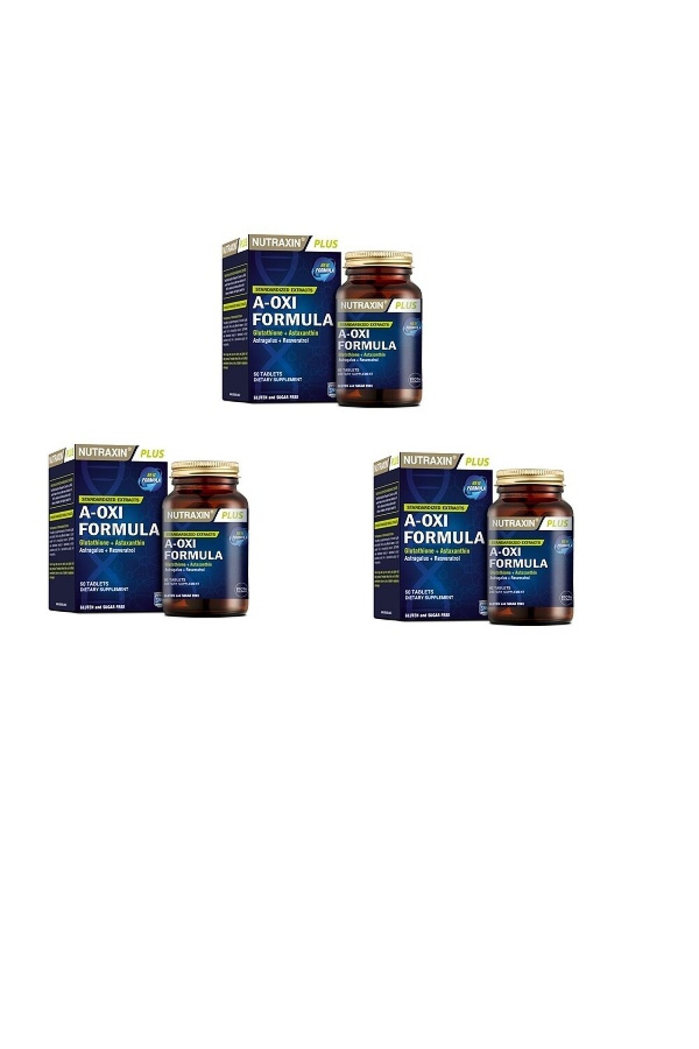 

Nutraxin A-oxi Formula 60 Tabletx3