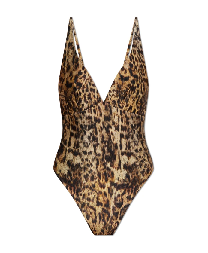 

Цельный купальник цвета сапфира Allsaints, коричневый