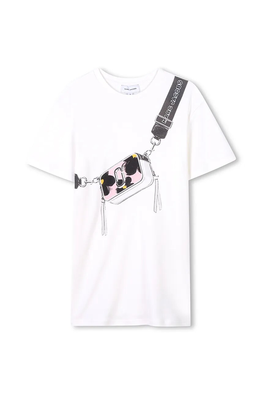 

Хлопковое платье дети Marc Jacobs, розовый