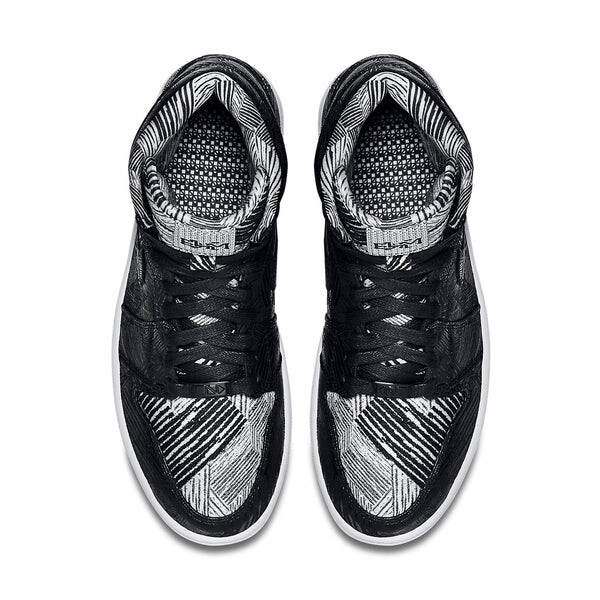 Кроссовки 1 ретро высокие Air Jordan, черный — фото 4