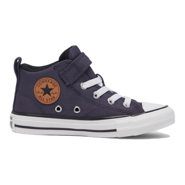 ALLSTAR Mid Top Детские Канвасовые Туфли Тёмно-Фиолетовые Детские Converse — фото 2