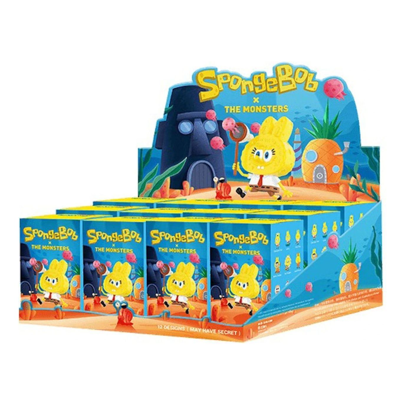 

Набор Pop Mart x Spongebob The Monsters Labubu, запечатанный (12 коробочек-сюрпризов)
