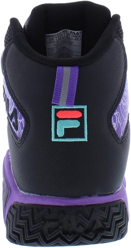 Кроссовки Fila Unisex-Child Kid's Fila Mb, черный/бирюзовый — фото 4