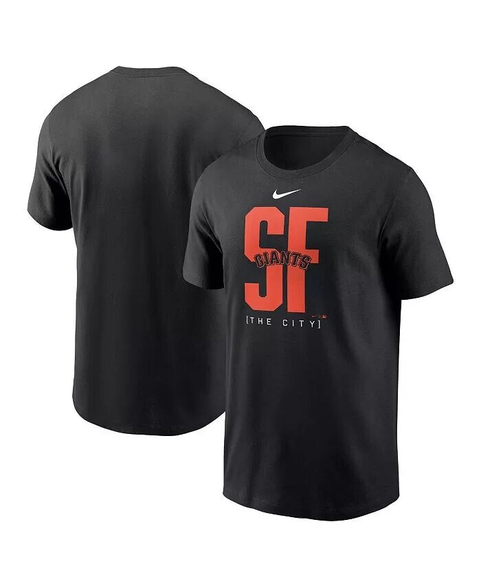 

Мужская черная футболка с табло San Francisco Giants Nike, черный