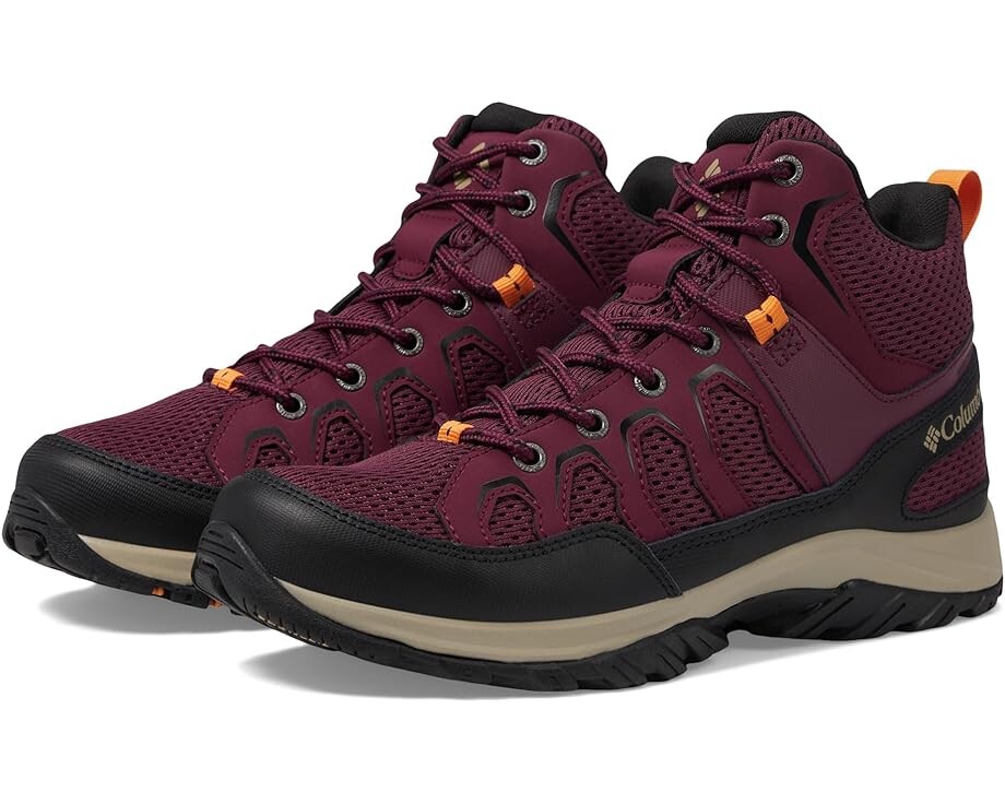 

Походная обувь Columbia Granite Trail Mid Waterproof, цвет Deep Madeira/Sundance