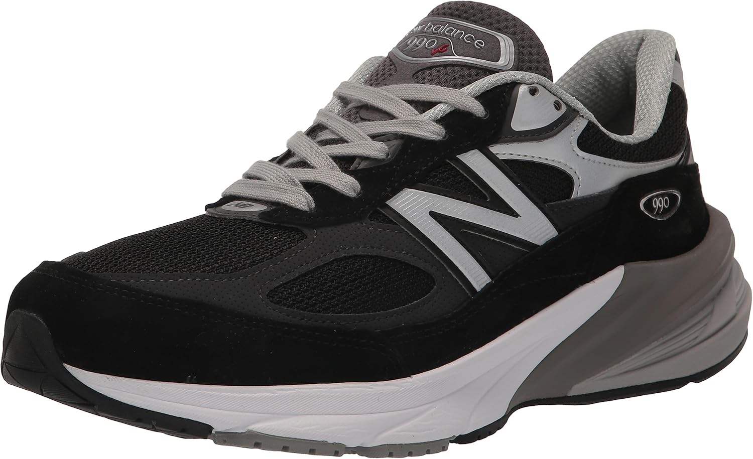 

Кроссовки New Balance Mens 990v6, сделано в США, Black/White