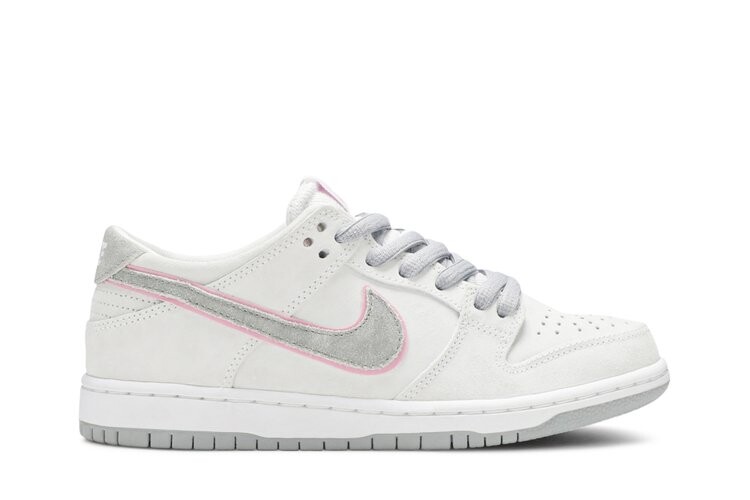 

Кроссовки Nike Ishod Wair x SB Zoom Dunk Low Pro 'Perfect Pink', белый, Белый;серый, Кроссовки Nike Ishod Wair x SB Zoom Dunk Low Pro 'Perfect Pink', белый