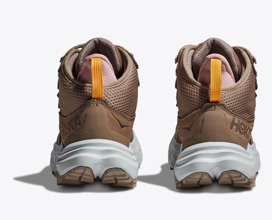 Женские треккинговые ботинки Hoka One One Anacapa 2 Mid 1142831-DIFL Dune Leather, коричневый — фото 3