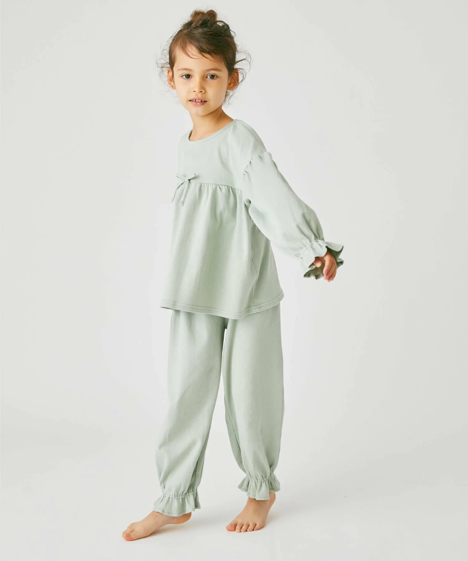 100% хлопок, девичья домашняя одежда Ever Closet, mint — фото 2