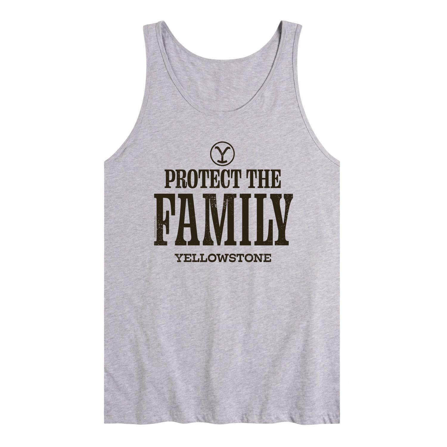 

Мужская Йеллоустонская майка Protect The Family Tank Licensed Character