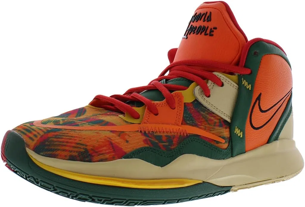 Мужские спортивные кроссовки Nike Air Max Nostalgic, 2-Safety Orange Gorge Green Sesame Black