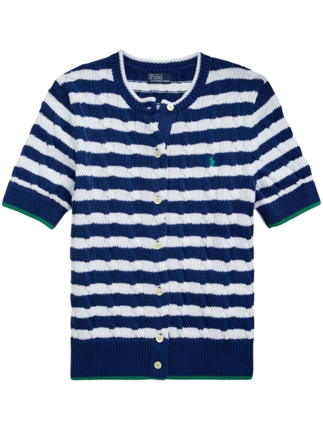 

Polo Ralph Lauren фактурный кардиган в полоску, синий