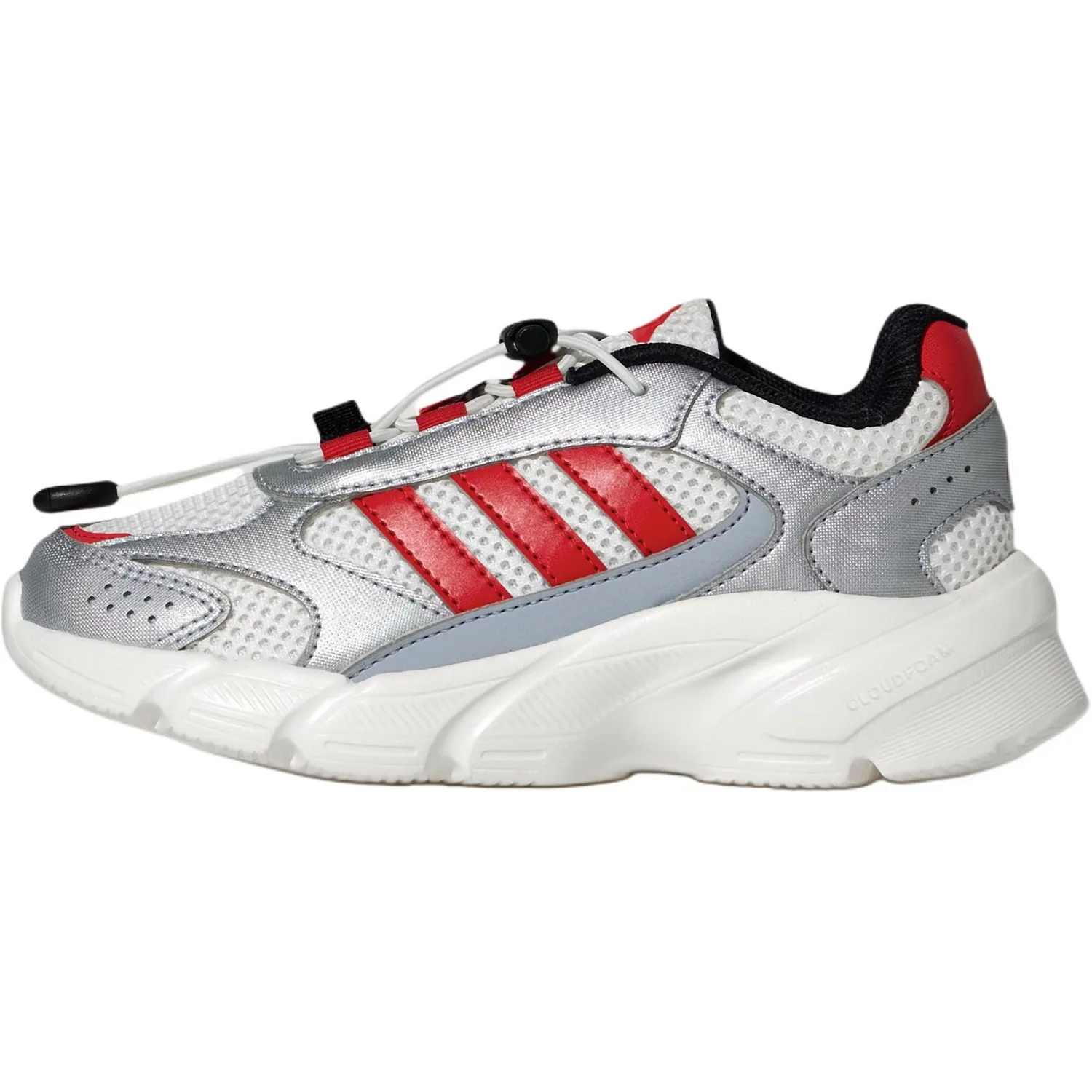 Adidas CRAZYCHAOS 2000 низкие повседневные кроссовки silver white red детские