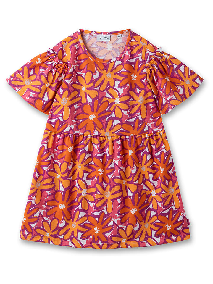 

Платье Sanetta Kidswear, цвет orange/lila