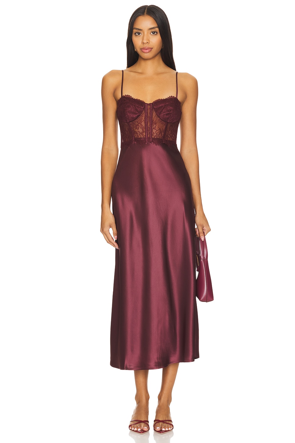 

Платье морин Cami Nyc, цвет cranberry