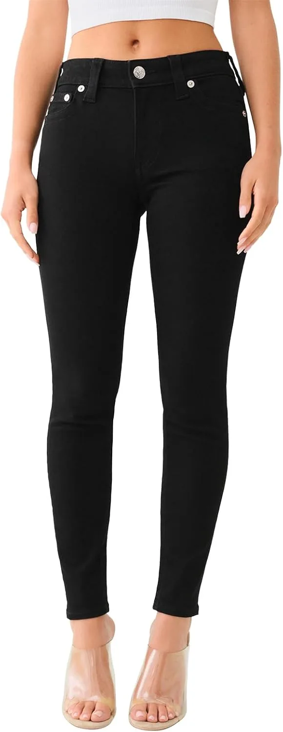 

True Religion Women’s Jennie Mid Rise Curvy Fit Skinny Ankle Jean